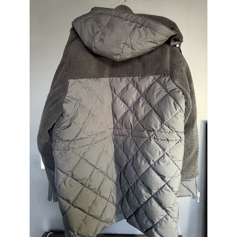 Koolaburra by‎ UGG Mixed Media Sherpa & Quilted Parka Womens 3XL Black Outdoors - Picture 2 of 7